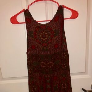 Patterned Mini Dress